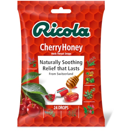 Ricola Ricola Cherry-Honey Throat Drops 24 Count, PK48 8711